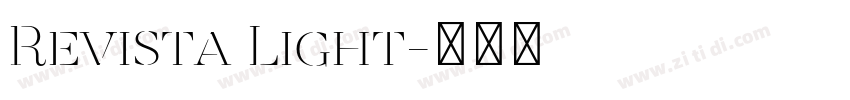 Revista Light字体转换 Revista Light字体转换